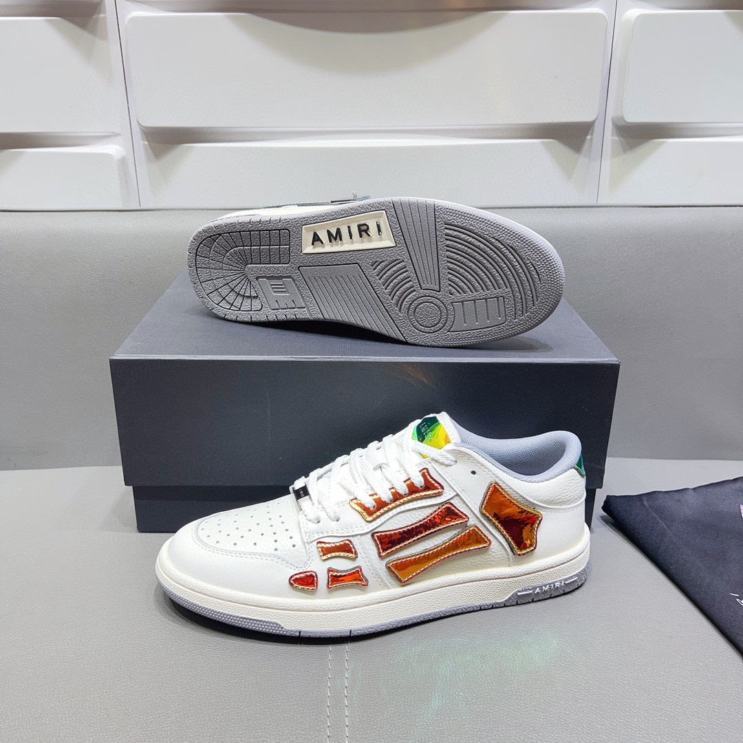 AMIRI SKELETON LOW-SKEL TOP SNEAKERS