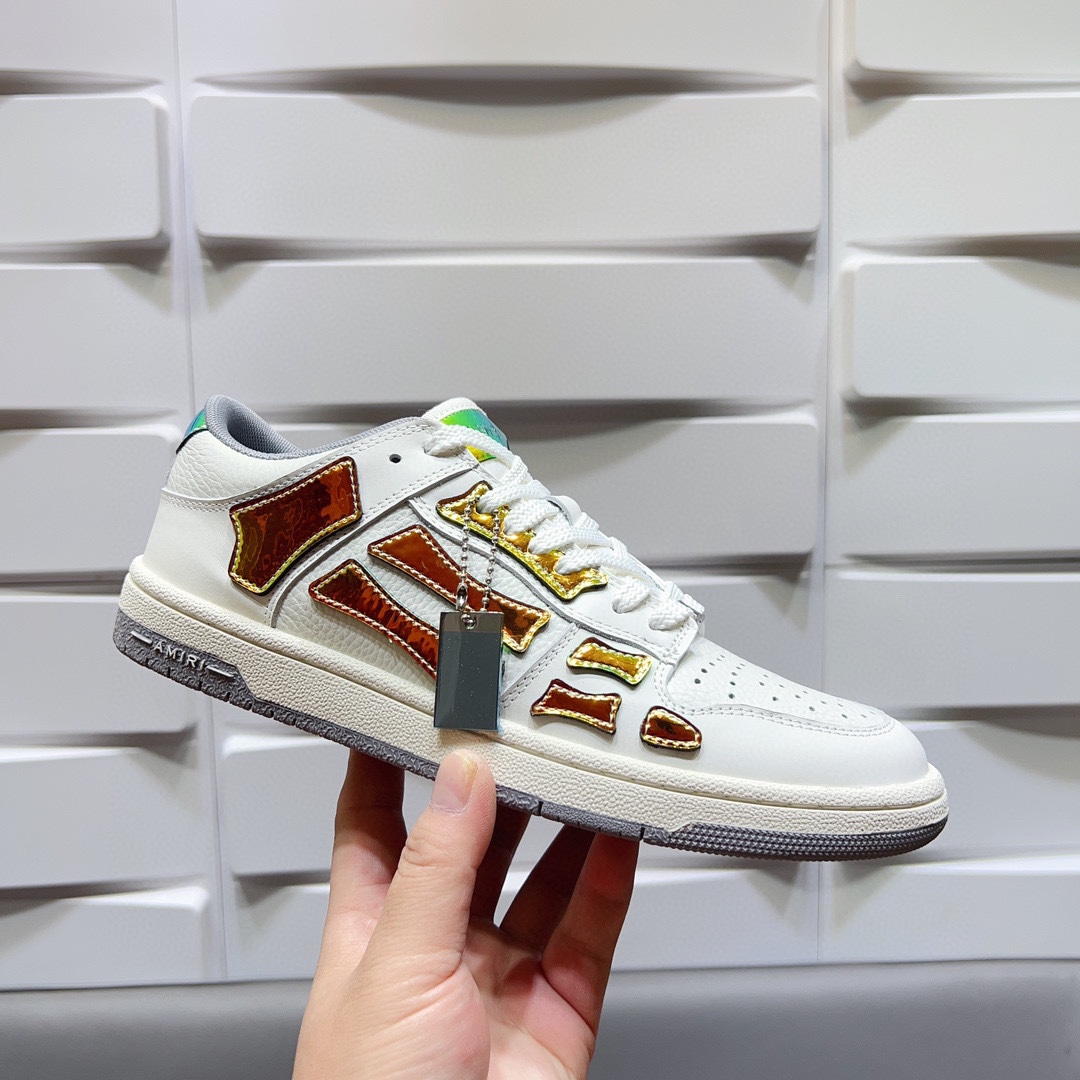AMIRI SKELETON LOW-SKEL TOP SNEAKERS
