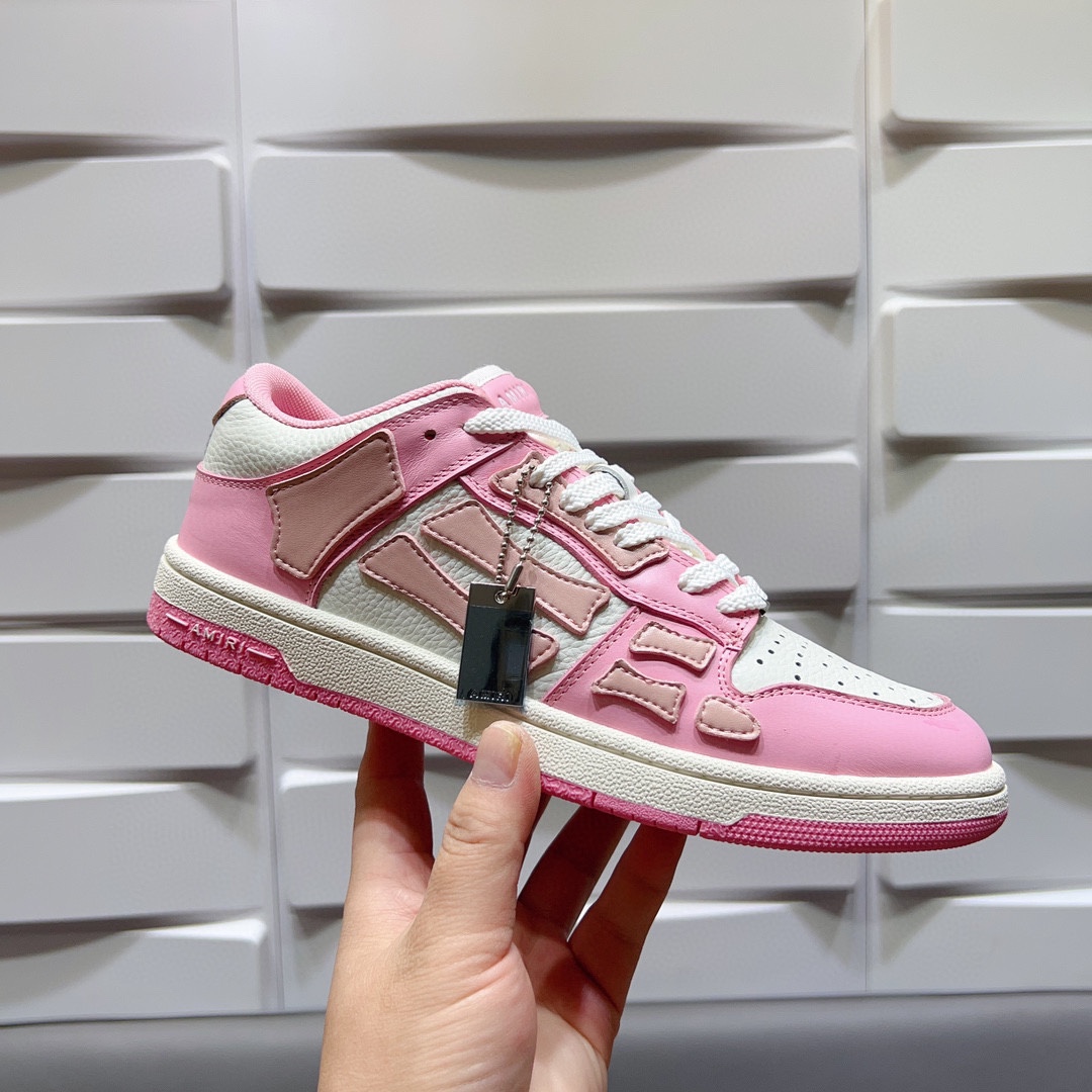AMIRI SKELETON LOW-SKEL TOP SNEAKERS
