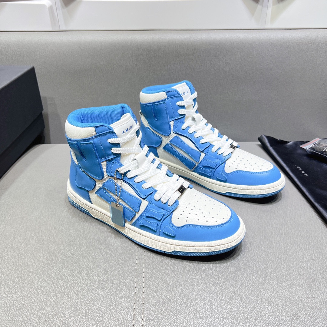 AMIRI SKELETON HIGH-SKEL TOP SNEAKERS