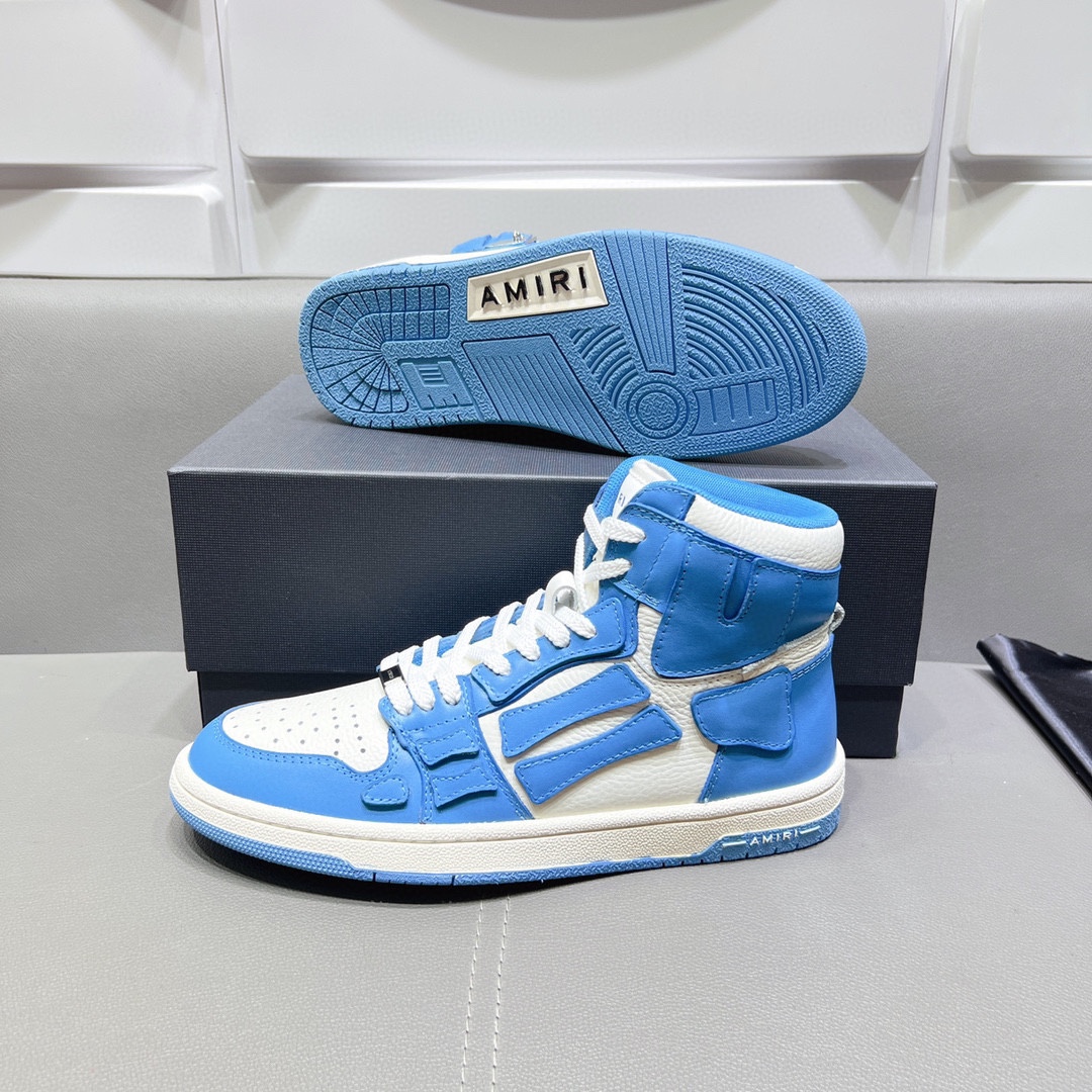 AMIRI SKELETON HIGH-SKEL TOP SNEAKERS