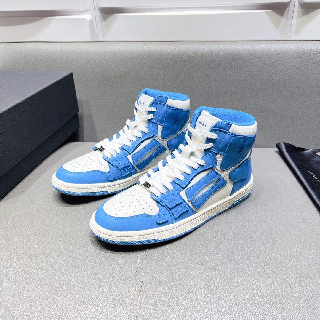 AMIRI SKELETON HIGH-SKEL TOP SNEAKERS