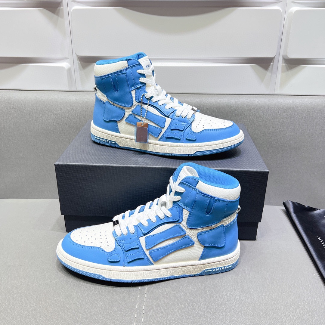 AMIRI SKELETON HIGH-SKEL TOP SNEAKERS