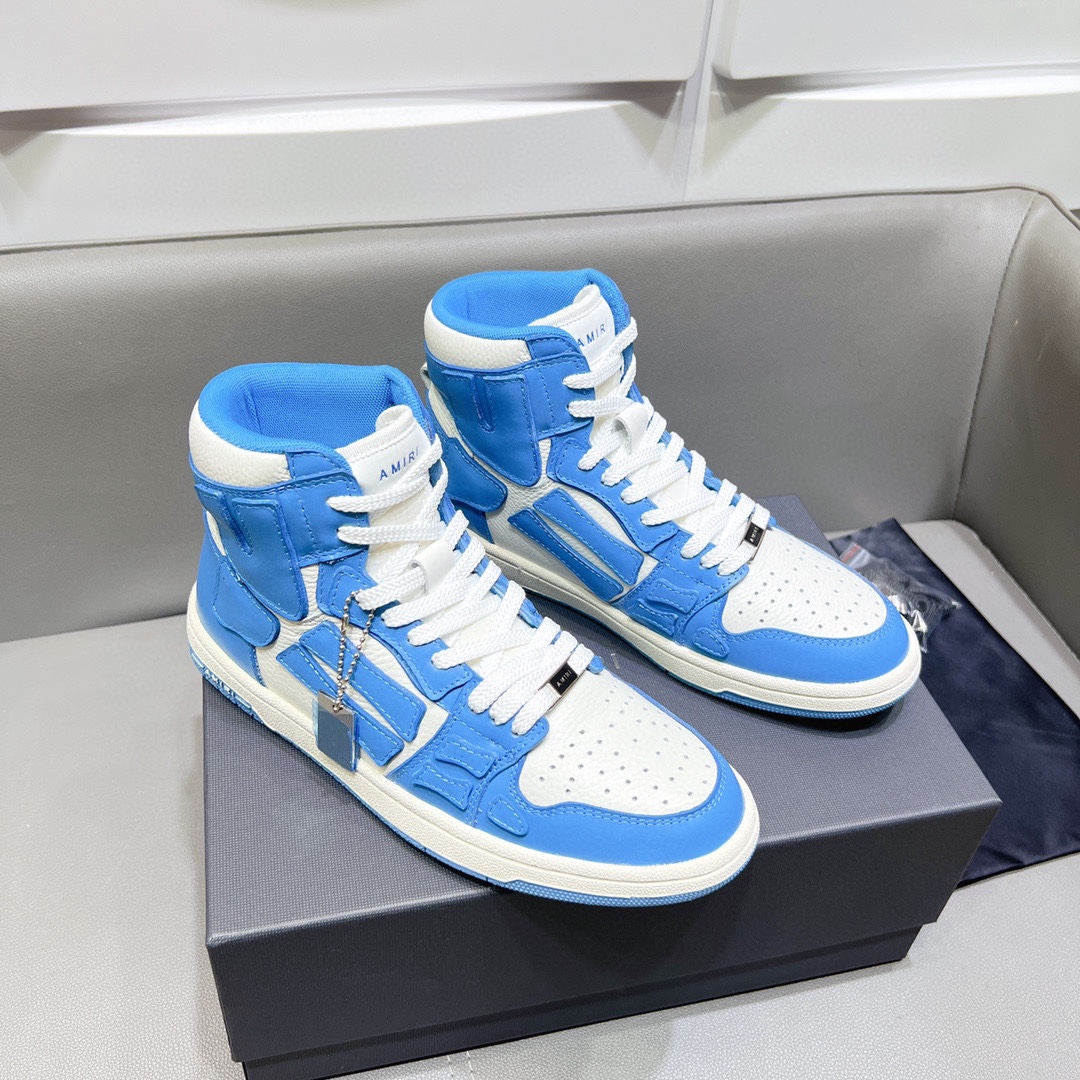 AMIRI SKELETON HIGH-SKEL TOP SNEAKERS