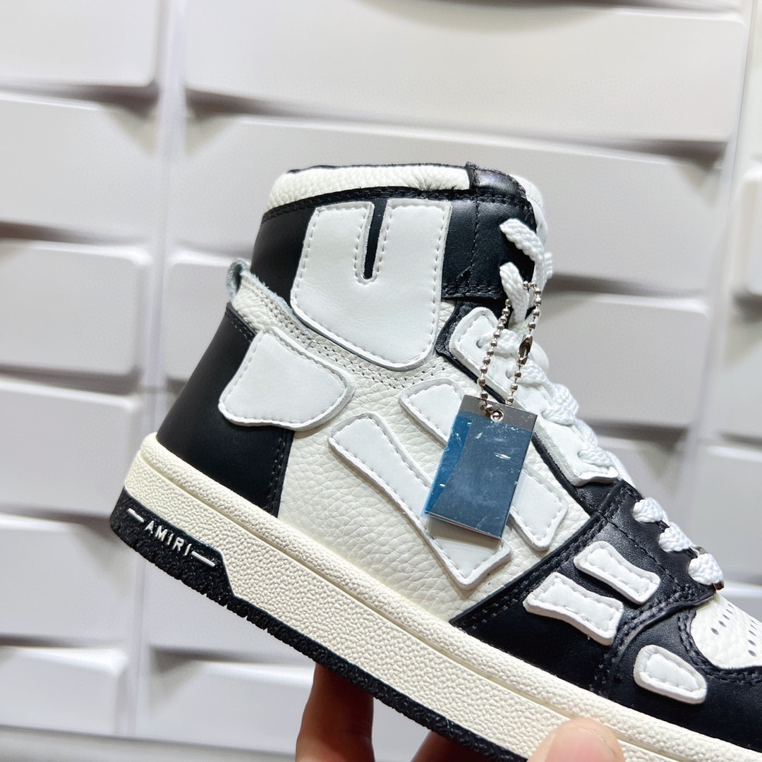 AMIRI SKELETON HIGH-SKEL TOP SNEAKERS