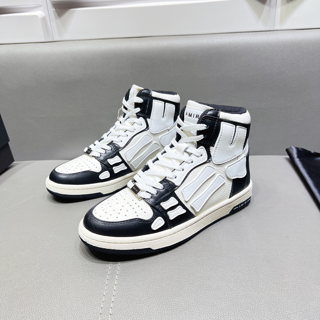 AMIRI SKELETON HIGH-SKEL TOP SNEAKERS
