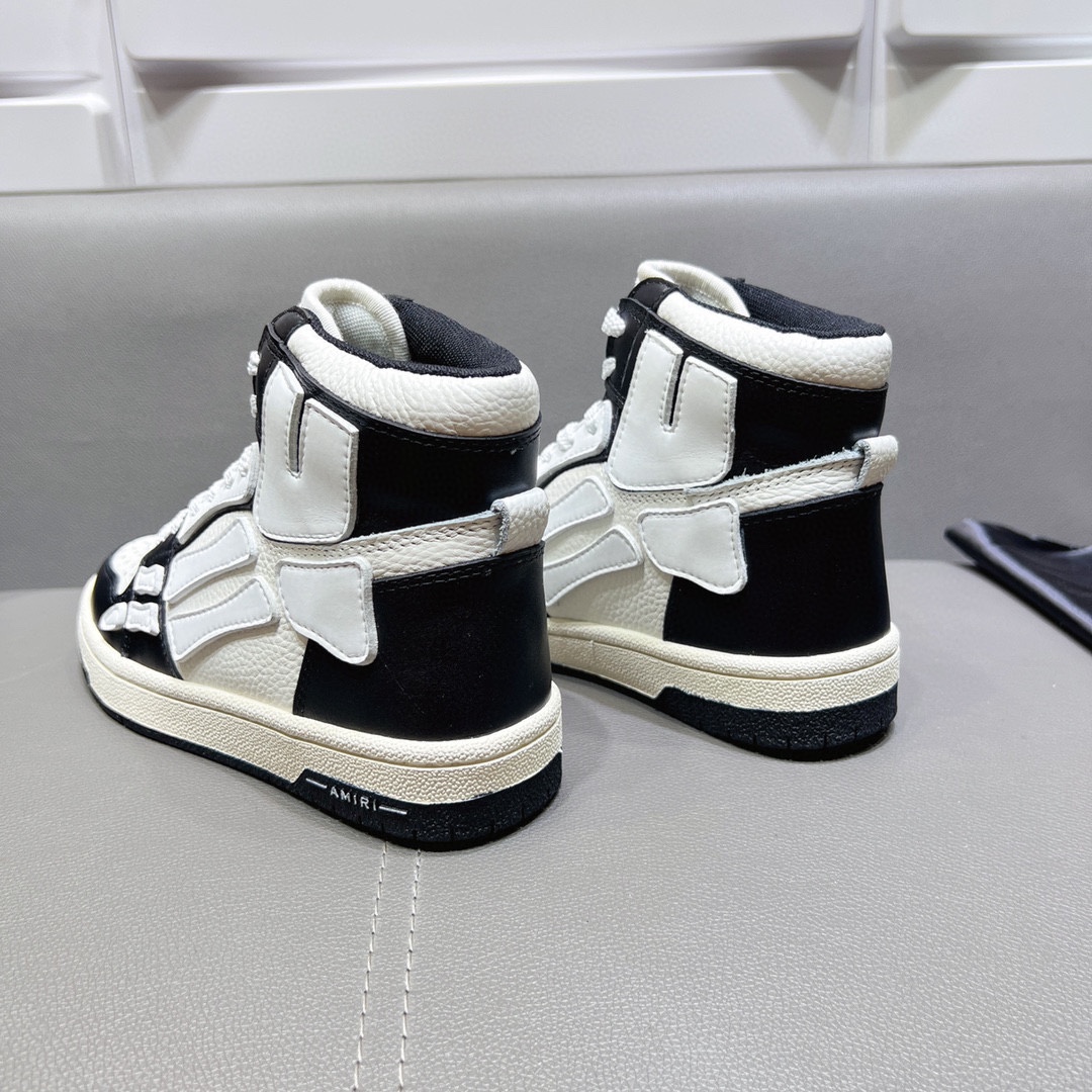AMIRI SKELETON HIGH-SKEL TOP SNEAKERS