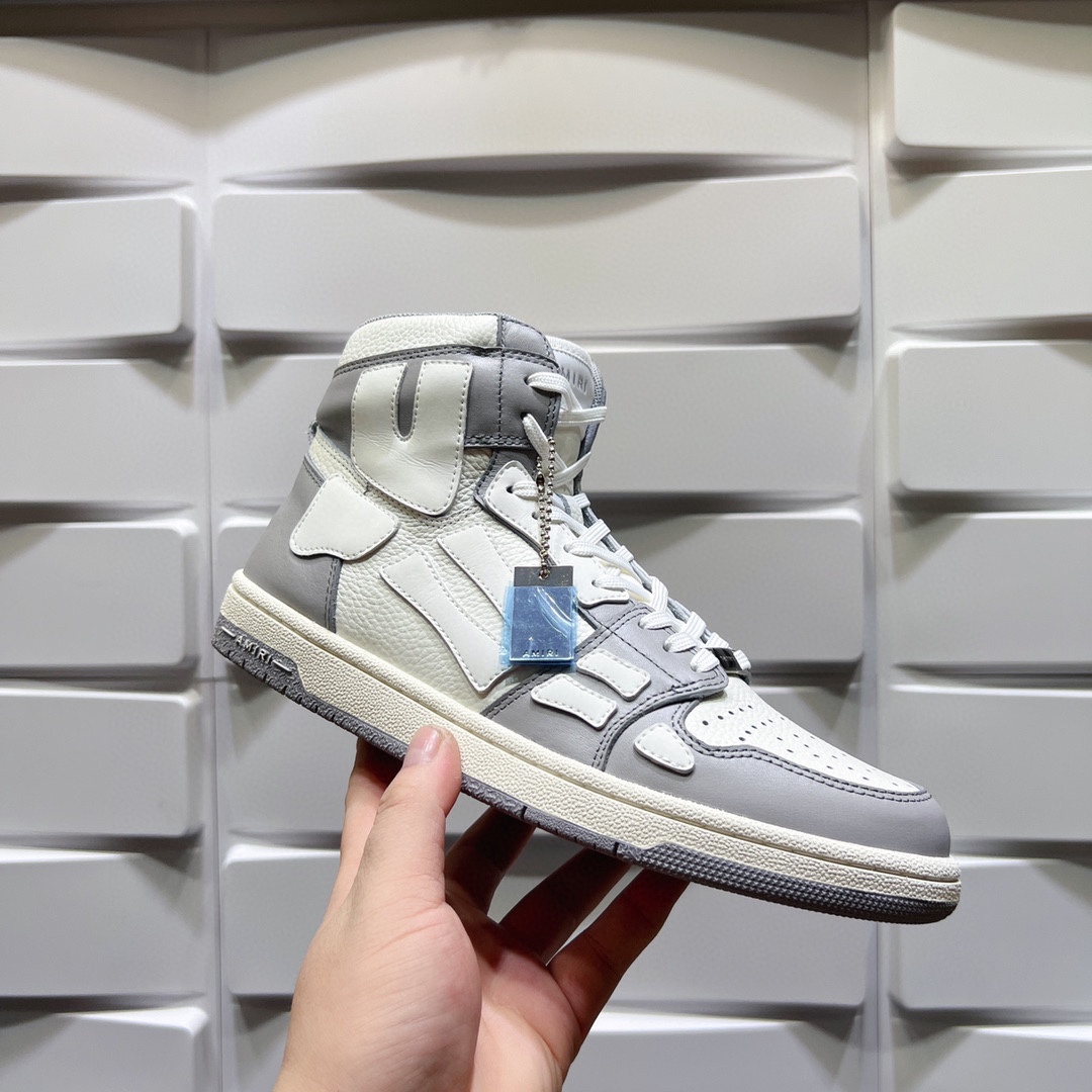 AMIRI SKELETON HIGH-SKEL TOP SNEAKERS