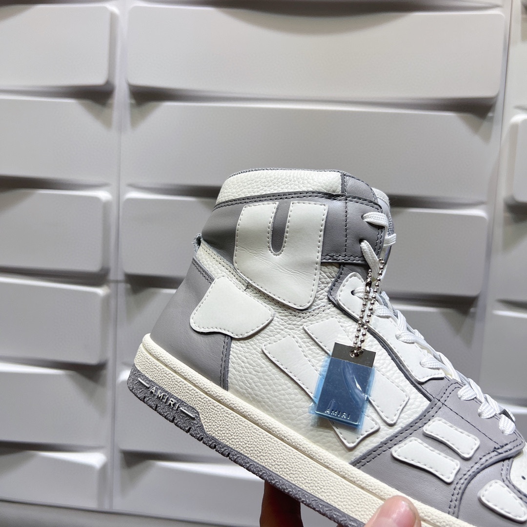AMIRI SKELETON HIGH-SKEL TOP SNEAKERS