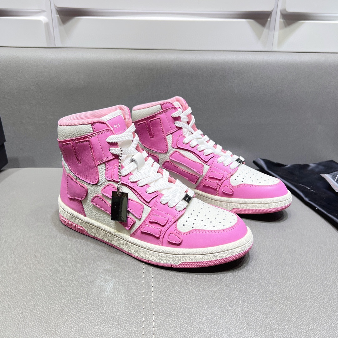 AMIRI SKELETON HIGH-SKEL TOP SNEAKERS