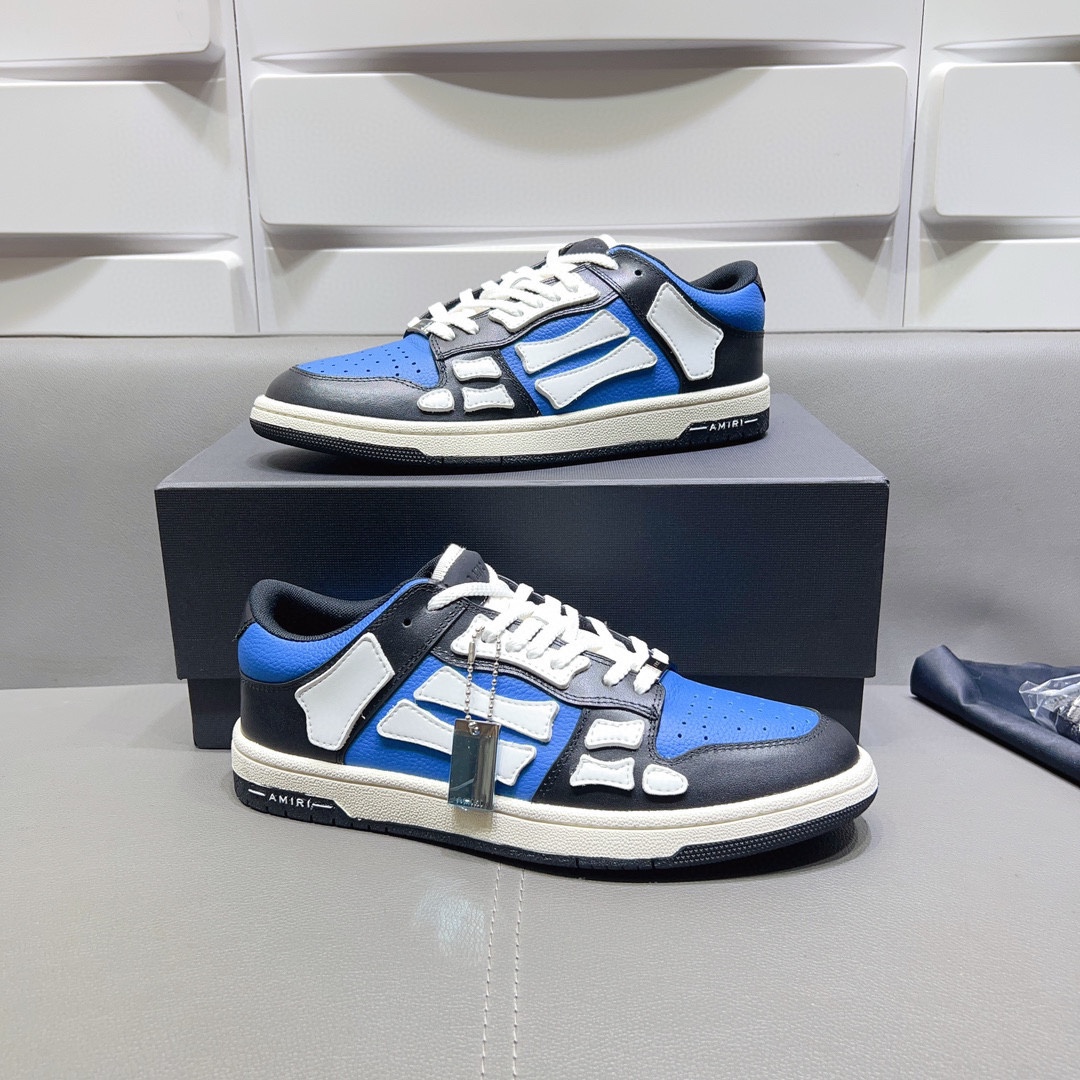AMIRI SKELETON LOW-SKEL TOP SNEAKERS