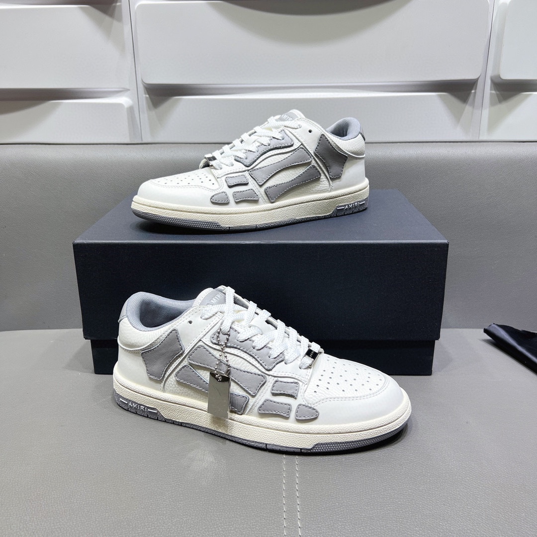 AMIRI SKELETON LOW-SKEL TOP SNEAKERS