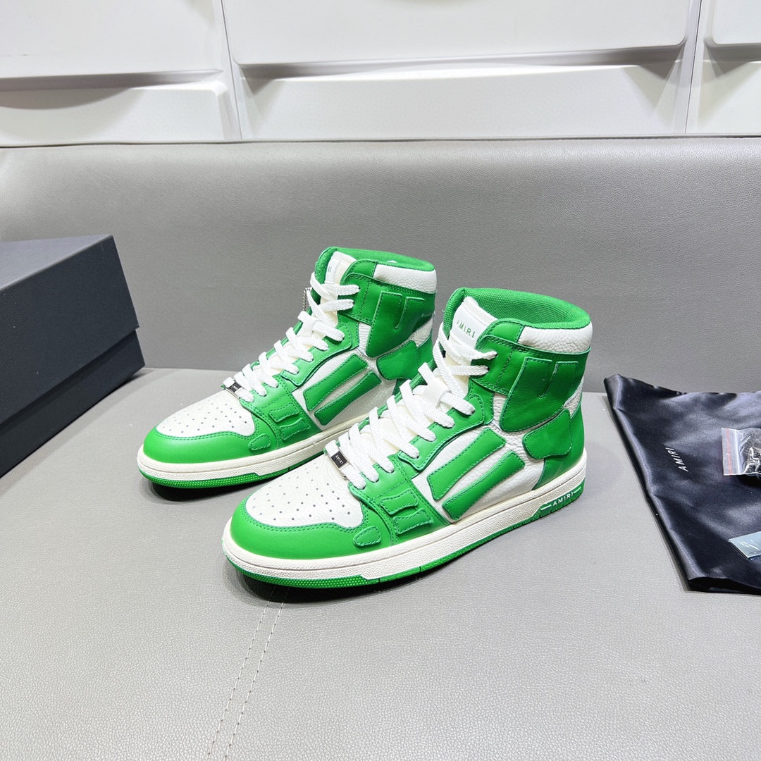AMIRI SKELETON HIGH-SKEL TOP SNEAKERS
