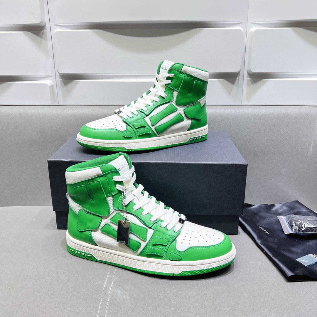 AMIRI SKELETON HIGH-SKEL TOP SNEAKERS