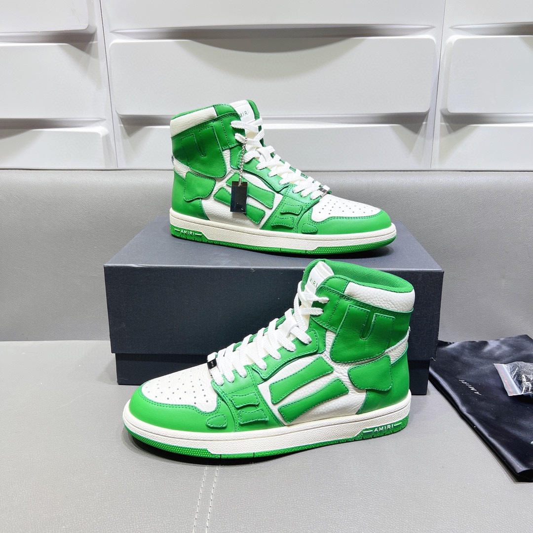 AMIRI SKELETON HIGH-SKEL TOP SNEAKERS