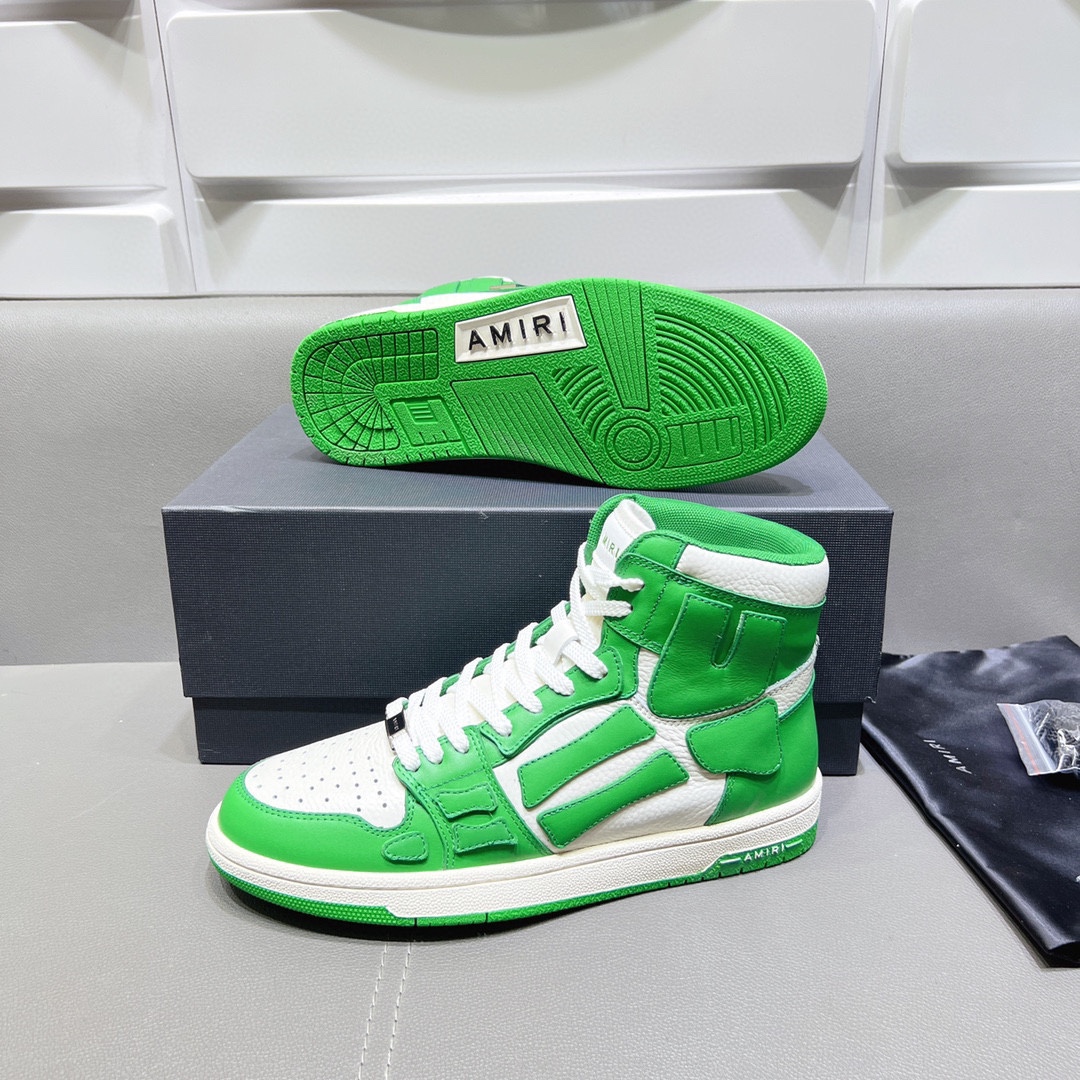 AMIRI SKELETON HIGH-SKEL TOP SNEAKERS
