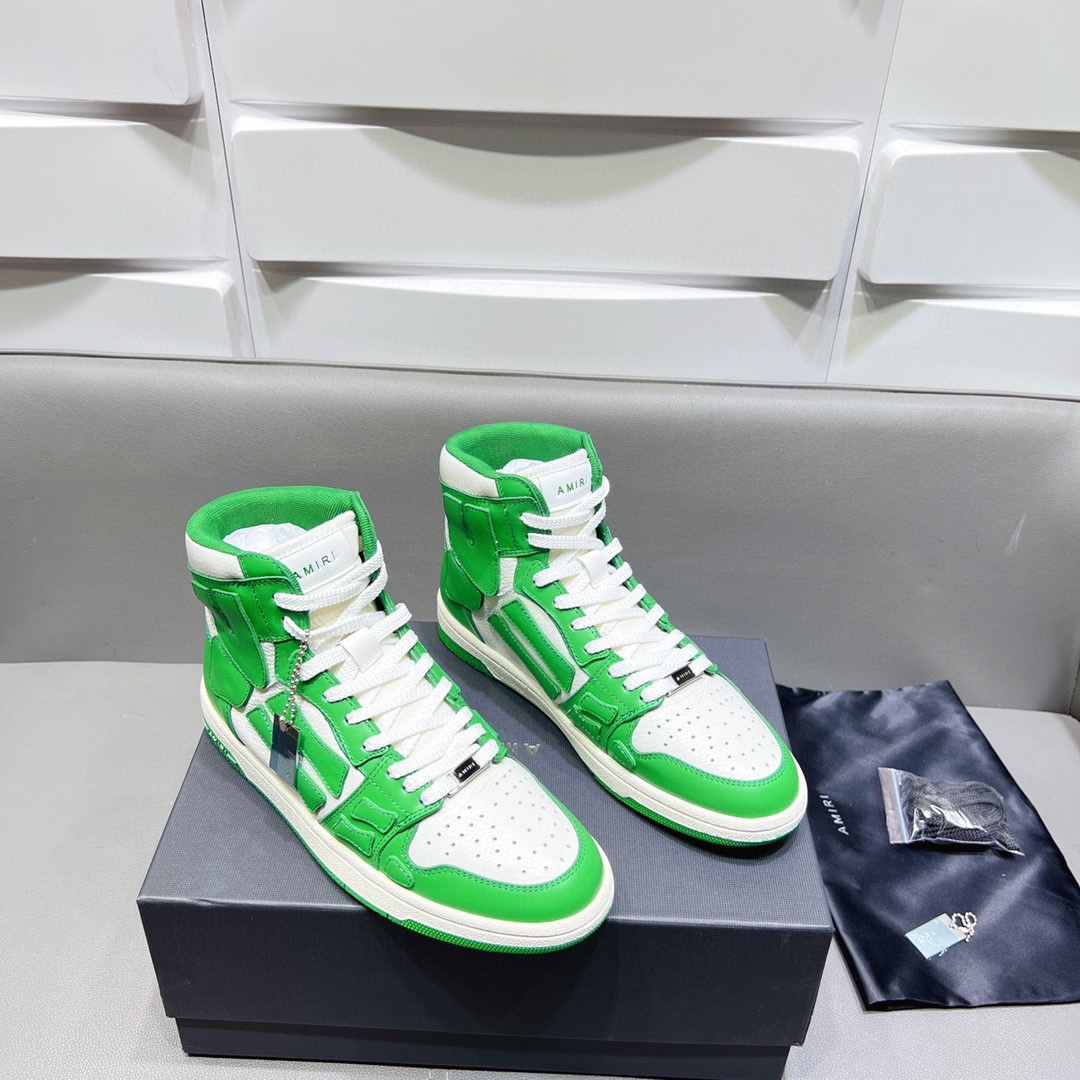 AMIRI SKELETON HIGH-SKEL TOP SNEAKERS