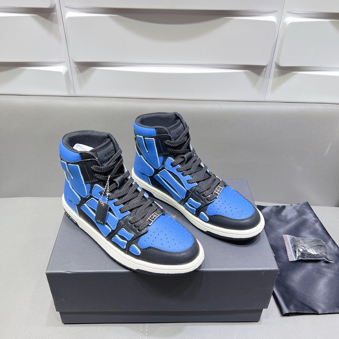 AMIRI SKELETON HIGH-SKEL TOP SNEAKERS