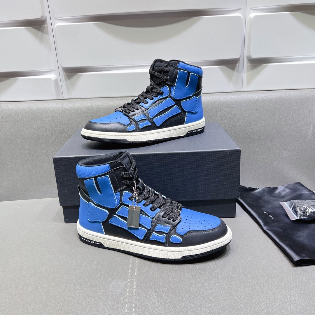 AMIRI SKELETON HIGH-SKEL TOP SNEAKERS