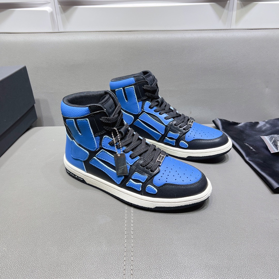 AMIRI SKELETON HIGH-SKEL TOP SNEAKERS