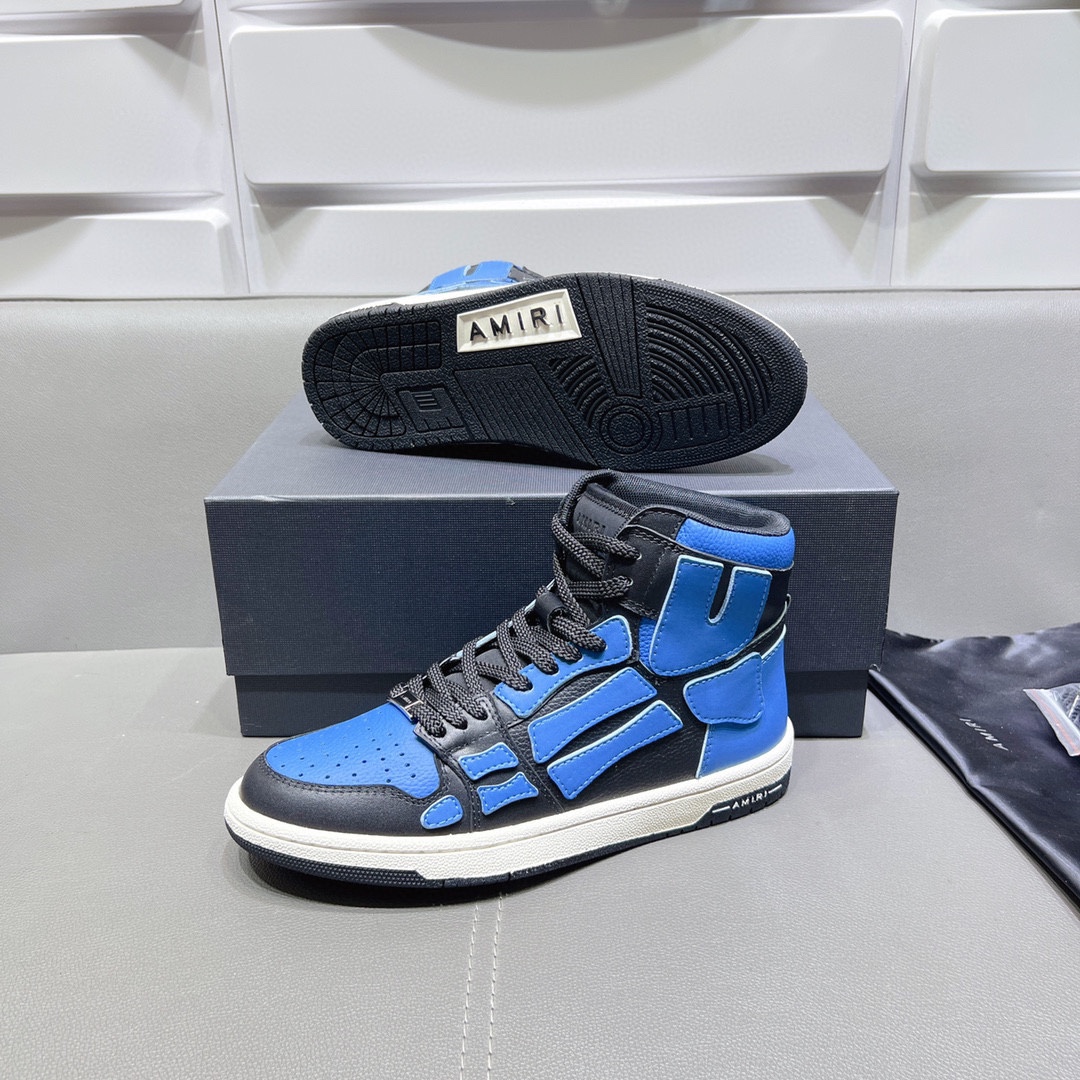 AMIRI SKELETON HIGH-SKEL TOP SNEAKERS