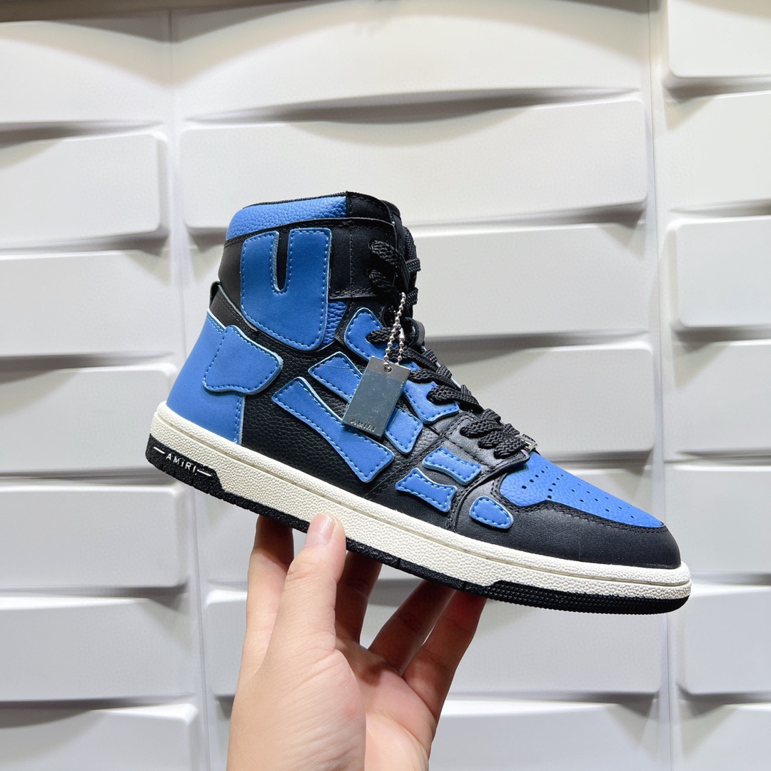 AMIRI SKELETON HIGH-SKEL TOP SNEAKERS