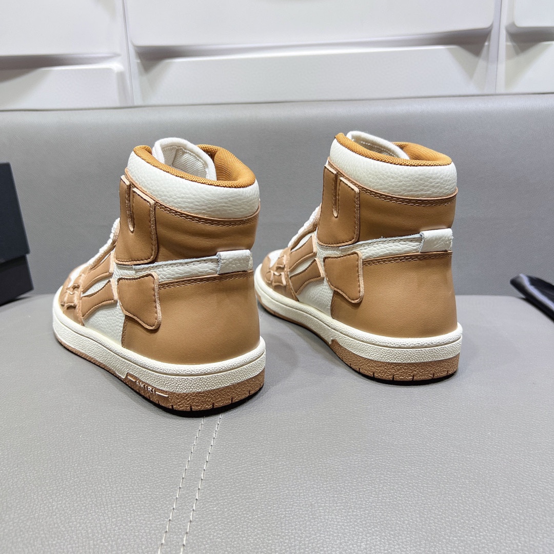 AMIRI SKELETON HIGH-SKEL TOP SNEAKERS