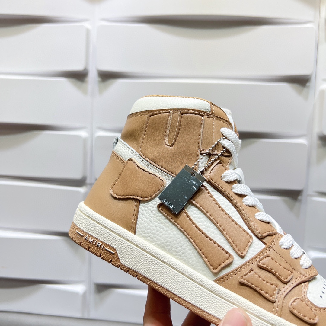 AMIRI SKELETON HIGH-SKEL TOP SNEAKERS