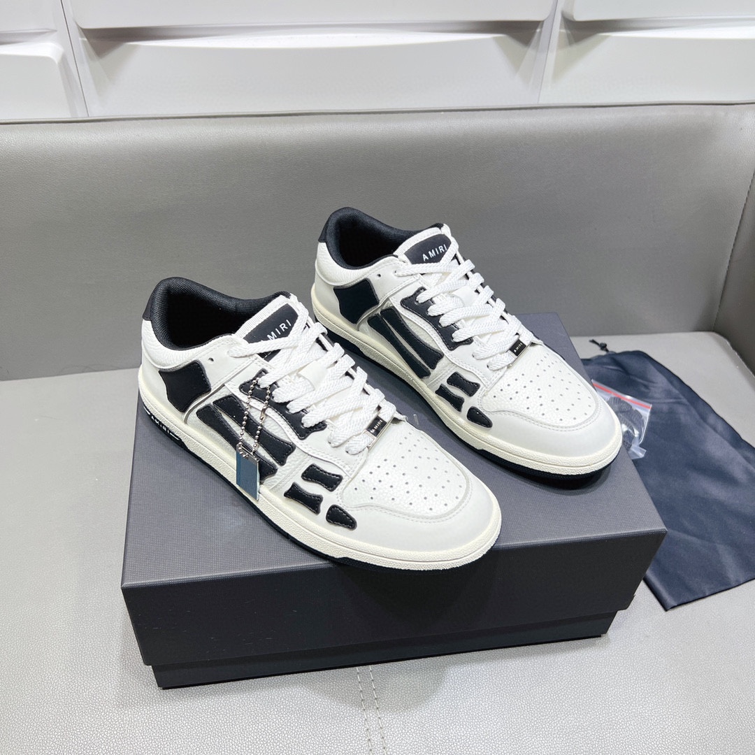 AMIRI SKELETON LOW-SKEL TOP SNEAKERS