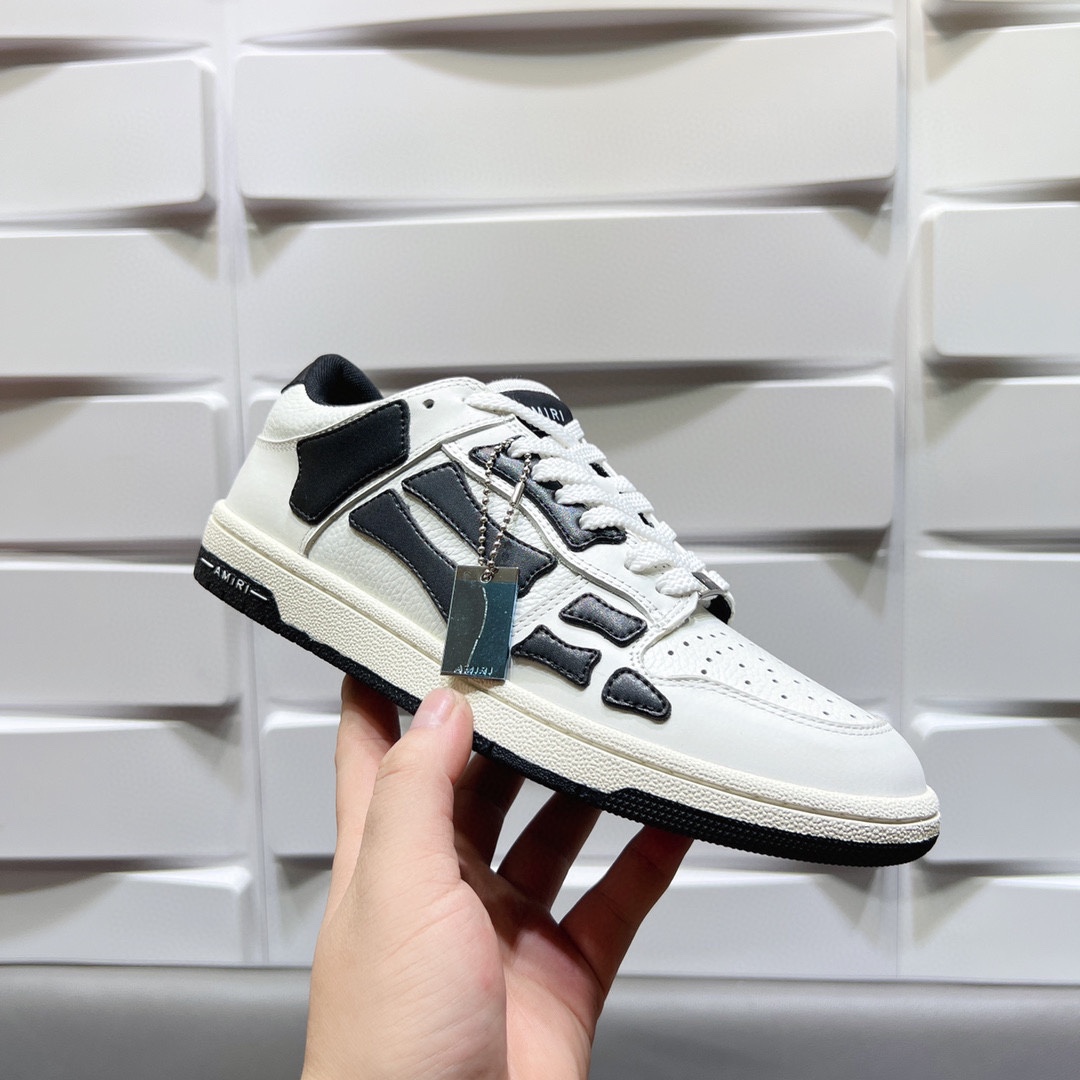 AMIRI SKELETON LOW-SKEL TOP SNEAKERS