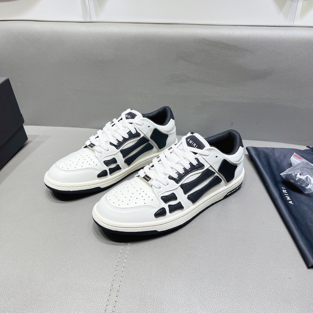 AMIRI SKELETON LOW-SKEL TOP SNEAKERS