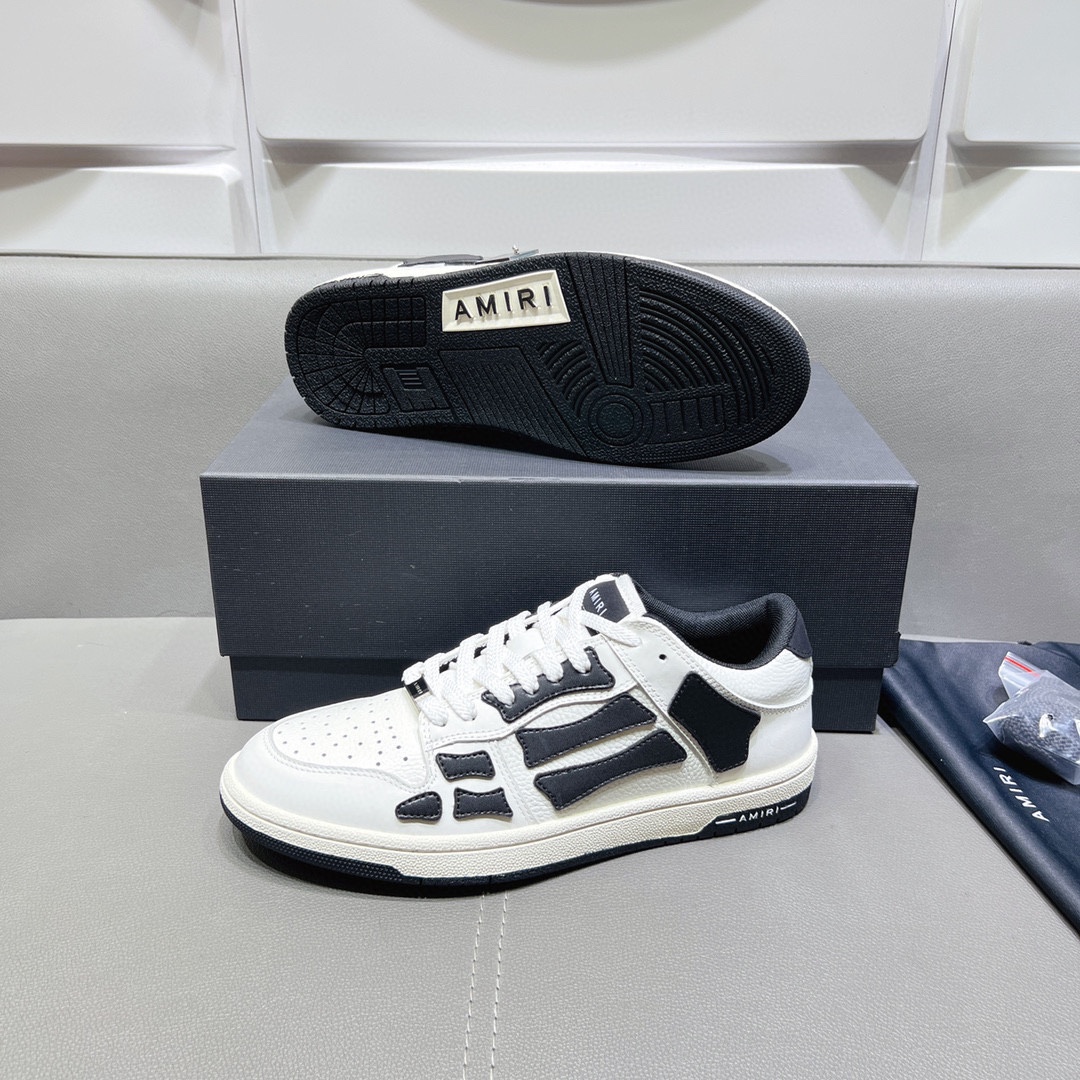 AMIRI SKELETON LOW-SKEL TOP SNEAKERS