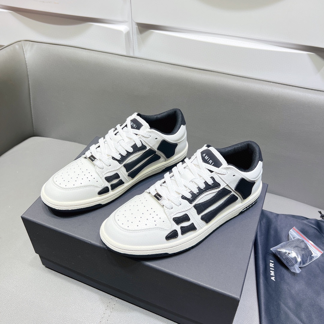 AMIRI SKELETON LOW-SKEL TOP SNEAKERS