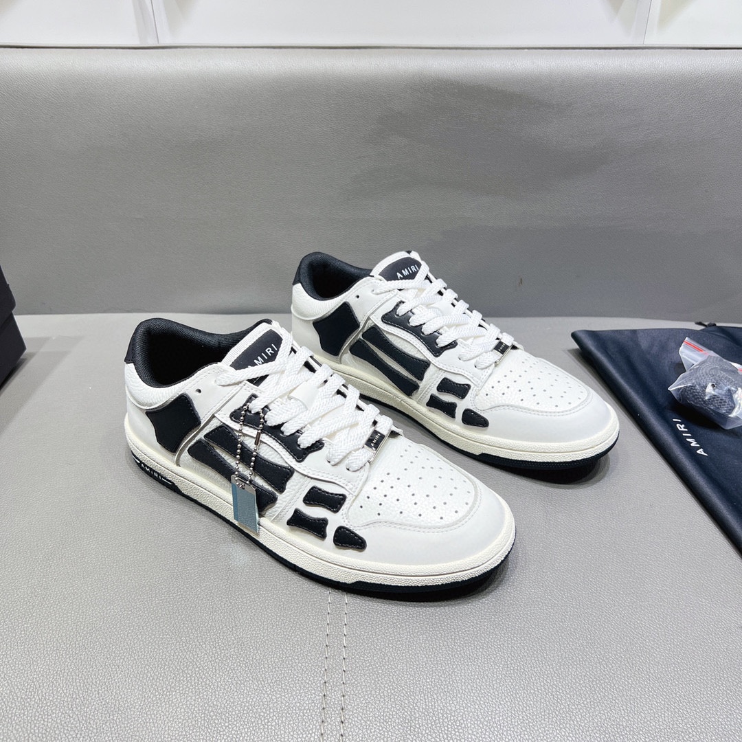AMIRI SKELETON LOW-SKEL TOP SNEAKERS