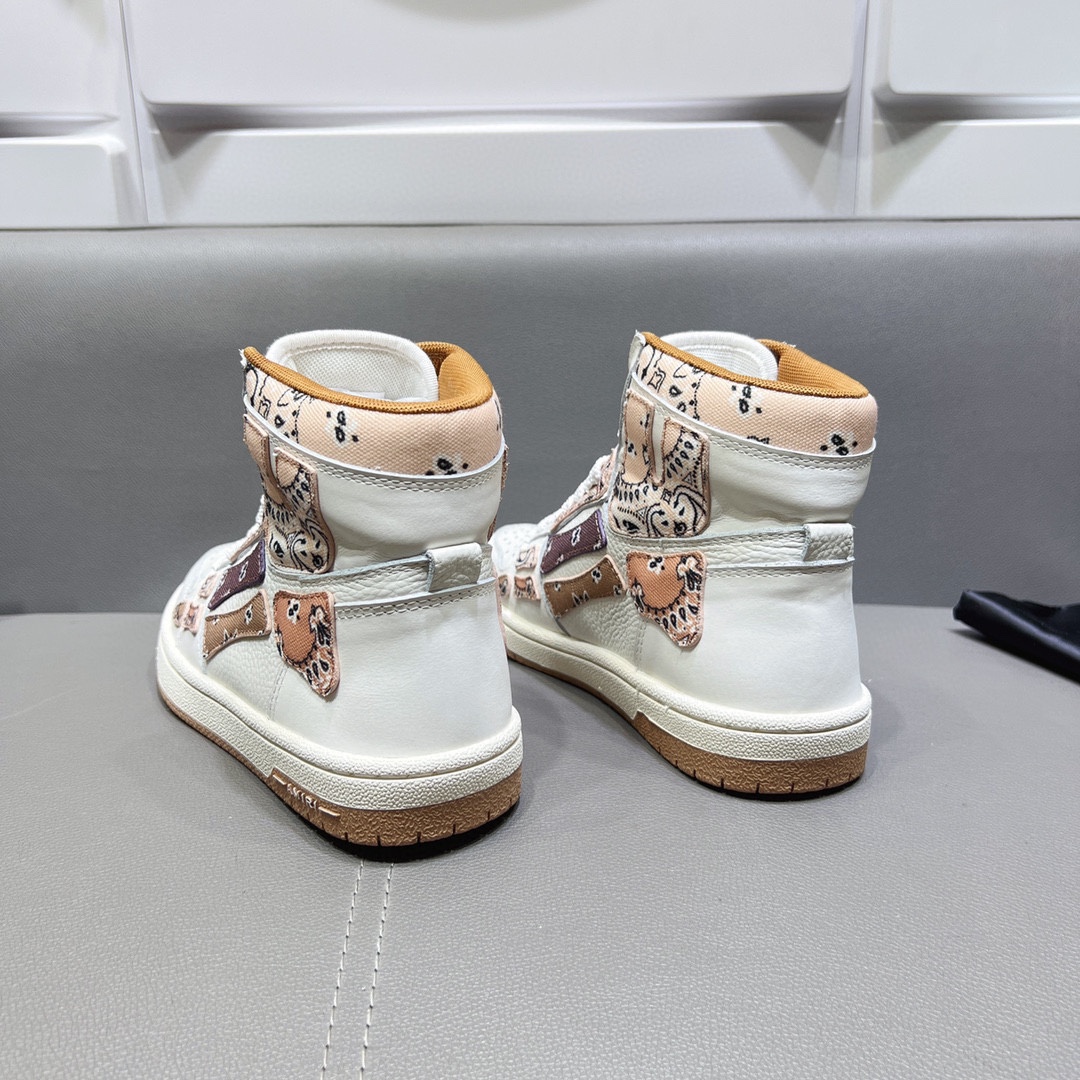 AMIRI SKELETON HIGH-SKEL TOP SNEAKERS