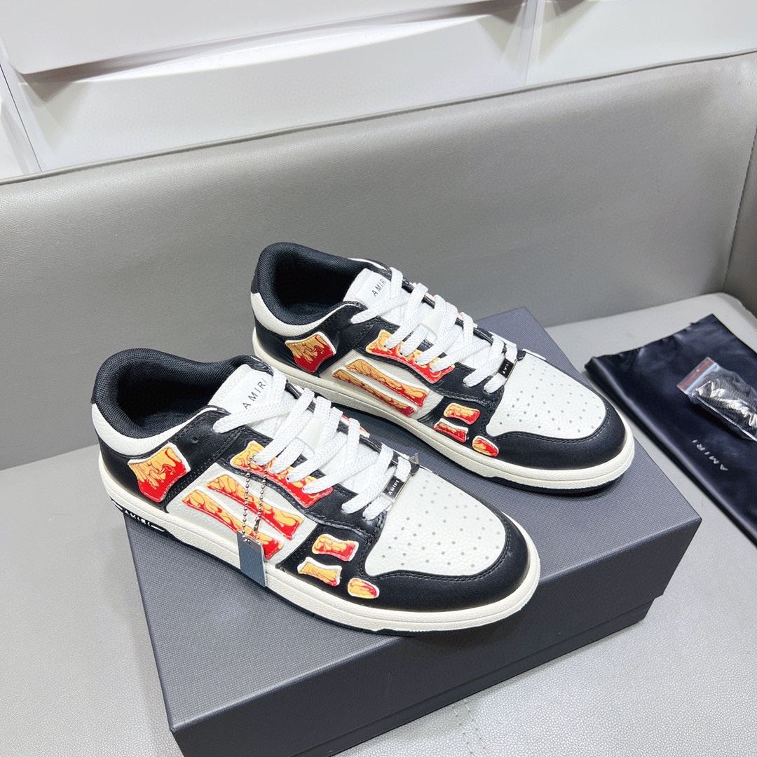 AMIRI SKELETON LOW-SKEL TOP SNEAKERS