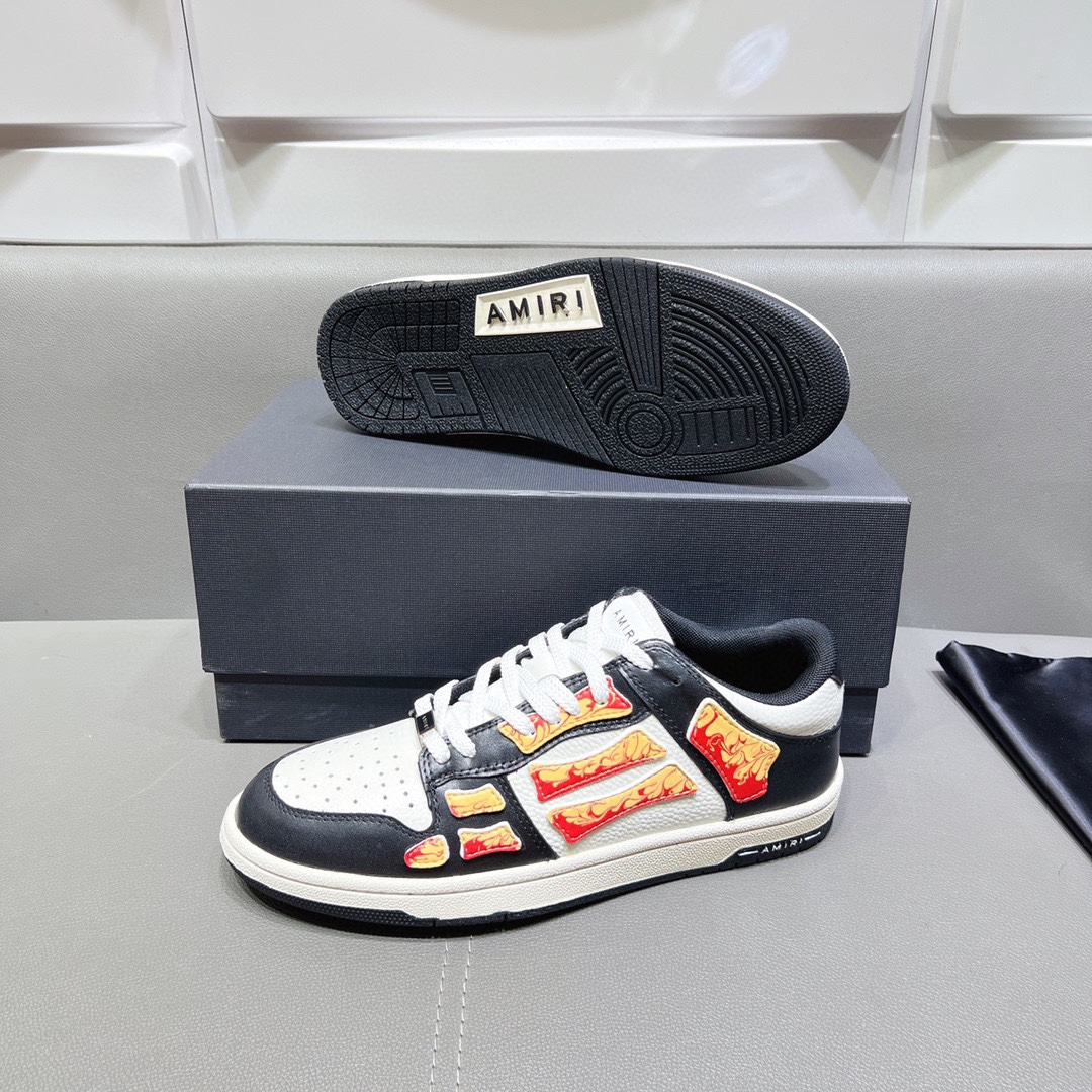 AMIRI SKELETON LOW-SKEL TOP SNEAKERS