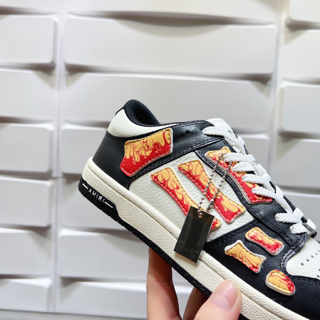 AMIRI SKELETON LOW-SKEL TOP SNEAKERS