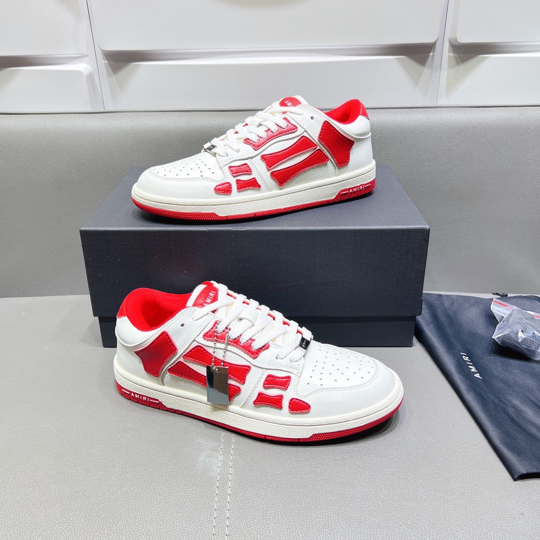 AMIRI SKELETON LOW-SKEL TOP SNEAKERS