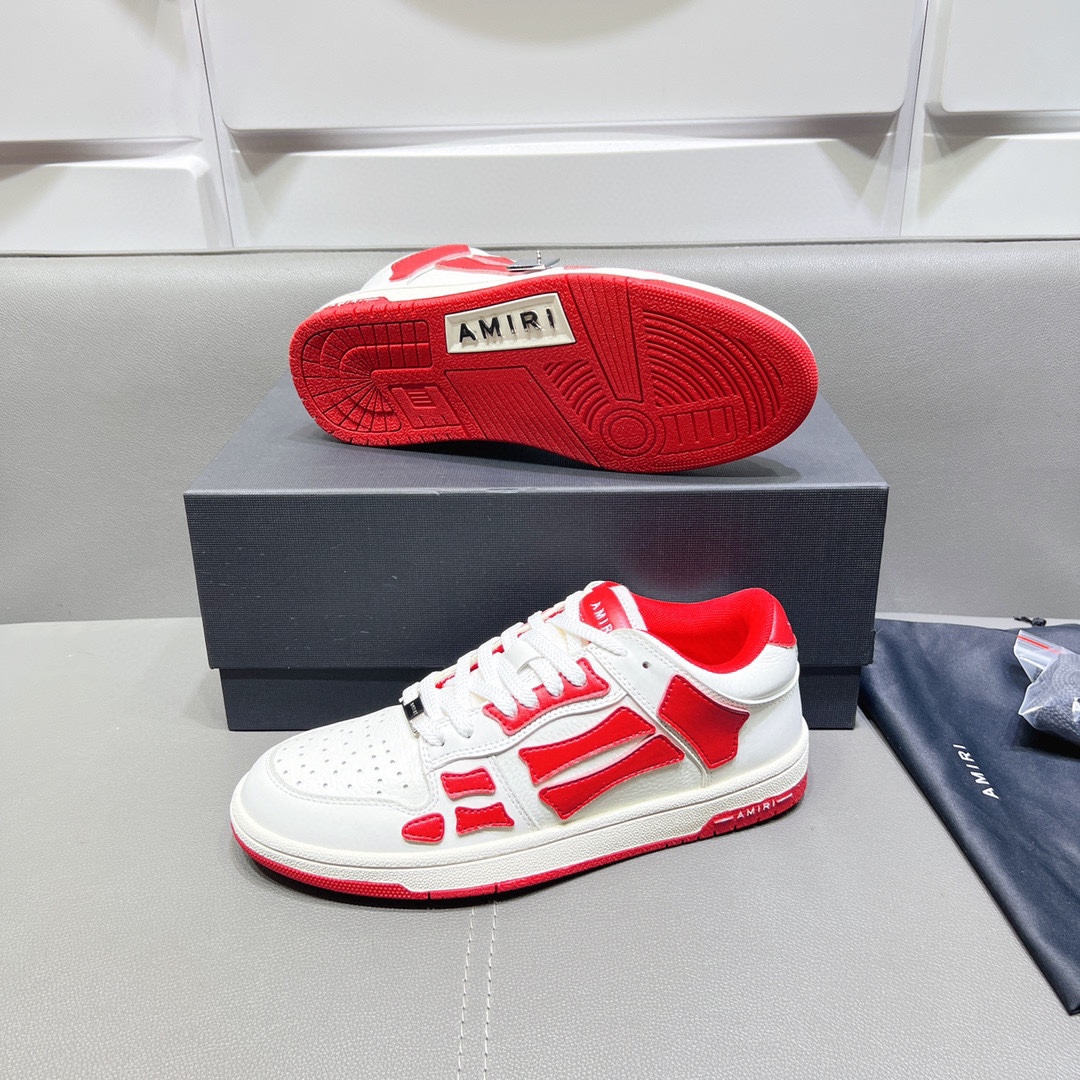 AMIRI SKELETON LOW-SKEL TOP SNEAKERS