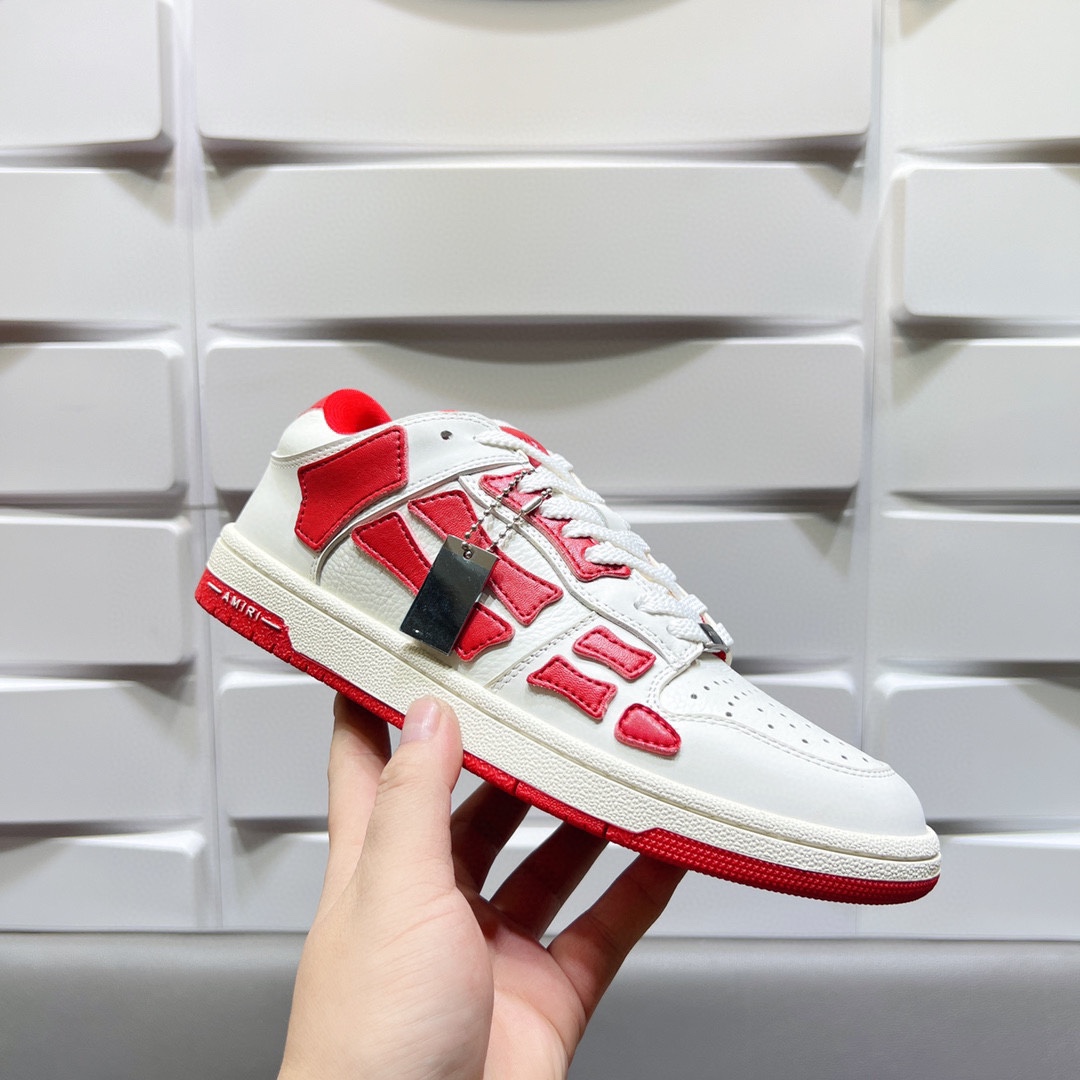 AMIRI SKELETON LOW-SKEL TOP SNEAKERS