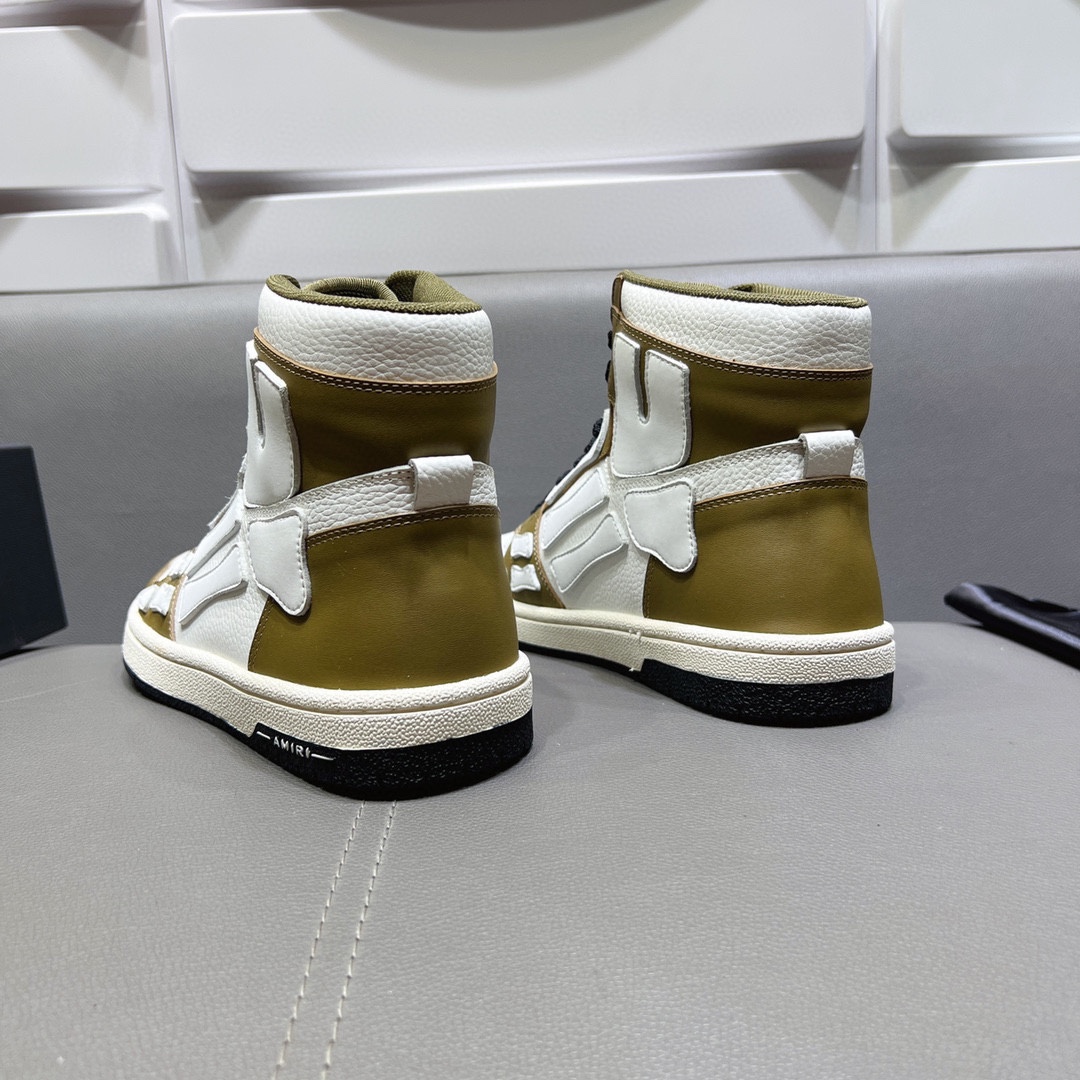 AMIRI SKELETON HIGH-SKEL TOP SNEAKERS