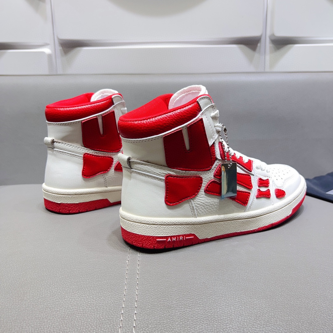 AMIRI SKELETON HIGH-SKEL TOP SNEAKERS