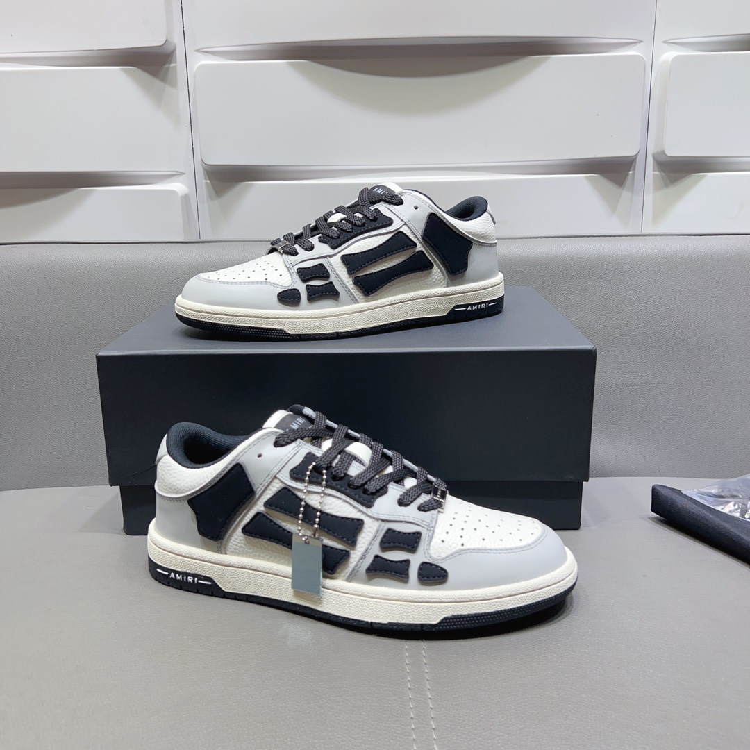 AMIRI SKELETON LOW-SKEL TOP SNEAKERS