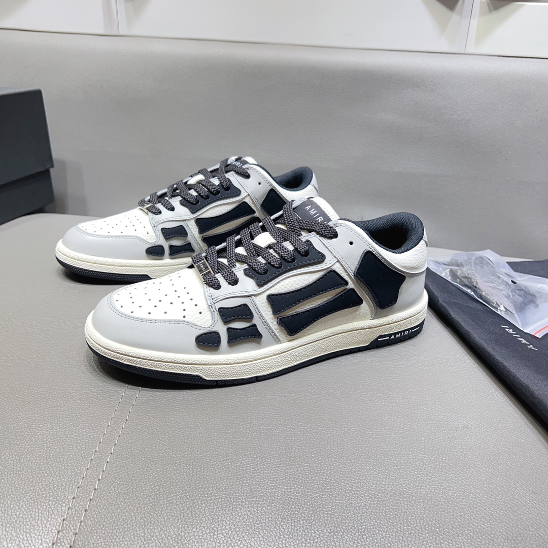 AMIRI SKELETON LOW-SKEL TOP SNEAKERS