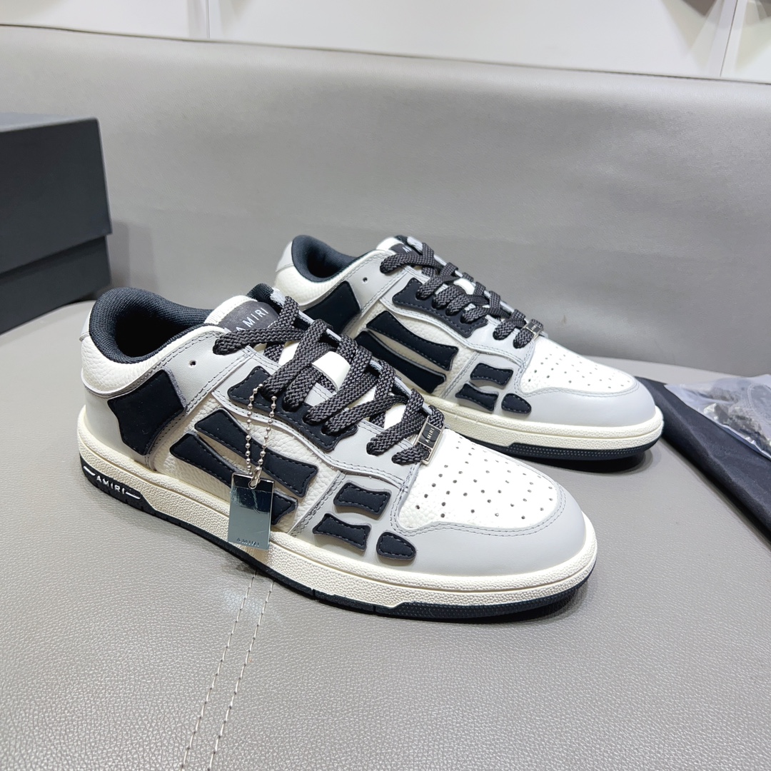 AMIRI SKELETON LOW-SKEL TOP SNEAKERS