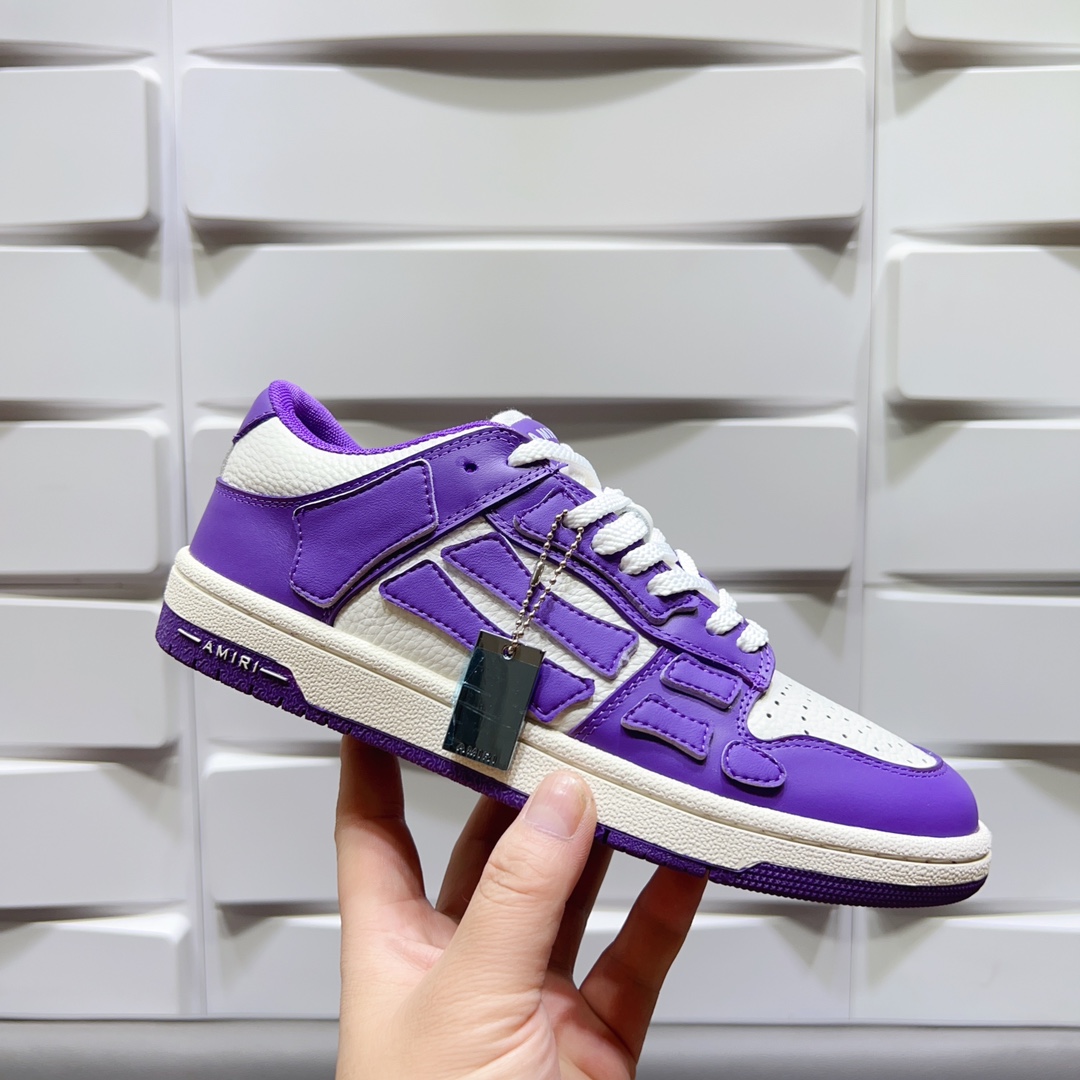 AMIRI SKELETON LOW-SKEL TOP SNEAKERS