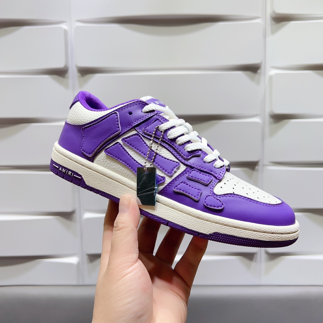 AMIRI SKELETON LOW-SKEL TOP SNEAKERS