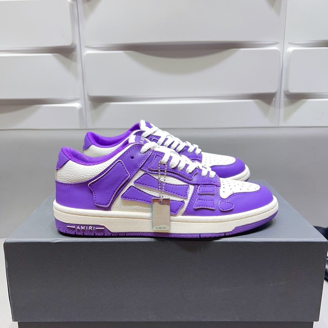 AMIRI SKELETON LOW-SKEL TOP SNEAKERS