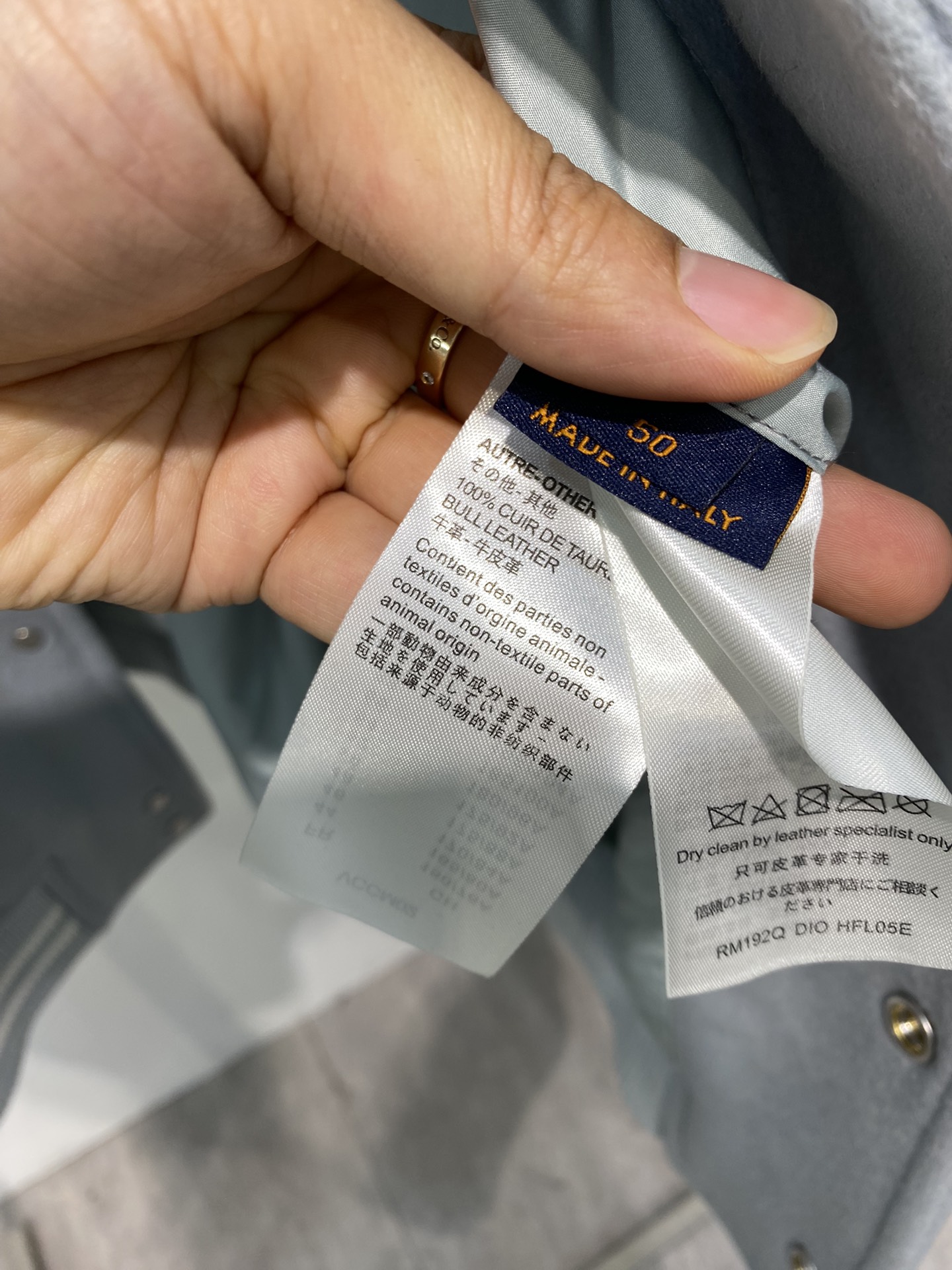 LV Real Leather Jacket